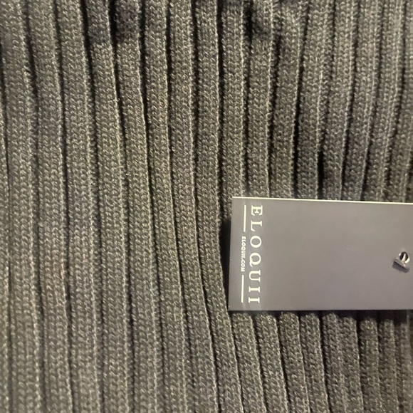 Eloquii Turtleneck Sweater scarf black size 26/28 new - Picture 4 of 4